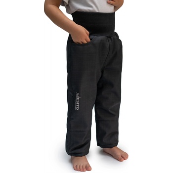 Esito Dětské softshellové oteplovačky na zimu Black černá