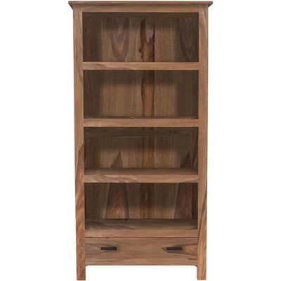 indickynabytek.cz Knihovna Rami 90x180x35 z indického masivu palisandr/sheesham