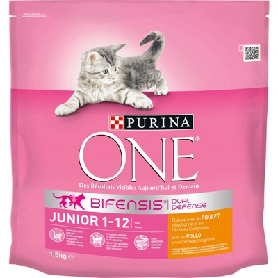 Purina ONE Junior kuracie 4 x 1,5 kg