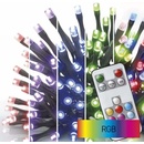 Emos 160 LED reťaz 16 m vonkajšie aj vnútorné RGB ovládač programy časovač D4AA04