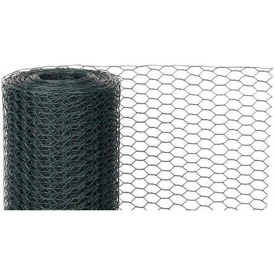 Pletivo HEX PVC 1000/25/1,0 mm, 10 m, zelené, šestihranné, zahradní, chovatelské