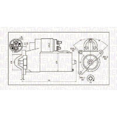 Startér MAGNETI MARELLI MQS373