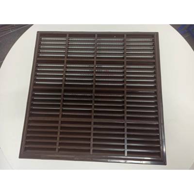 Haco mřížka sestavená na povrch 440 x 440 mm hnědá se síťovinou