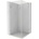 Mexen Lunar-B L лява врата душ кабина 80 x 80 см, прозрачно, златиста матова - 832L-080-080-55-00-L (832L-080-080-55-00-L)