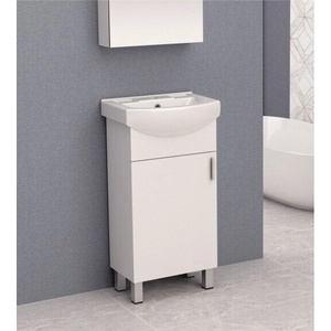 InterCeramic Pvc шкаф за баня icp 4535 new - порцеланов умивалник 4591 (icp 4535 new)