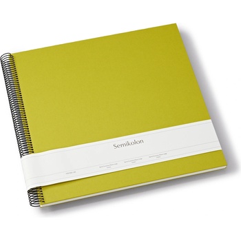 Semikolon Uni Economy голям албум за снимки, матча зелен с бели страници (369991)