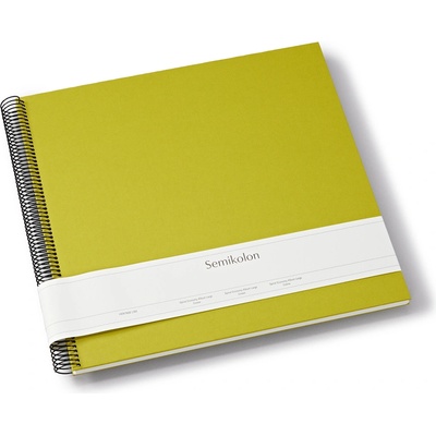 Semikolon Uni Economy голям албум за снимки, матча зелен с бели страници (369991)