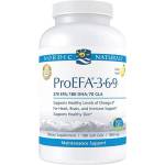Nordic Naturals ProEFA - Omega 3.6. 9 [180 Гел капсули] Лимон
