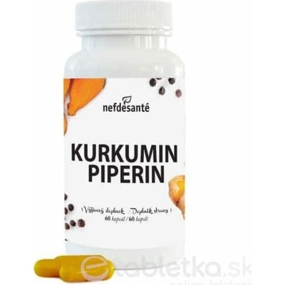 Nefdesanté KURKUMIN PIPERIN 60 kapsúl