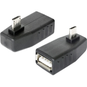 Delock Адаптер Delock USB micro-B мъжки към USB 2.0-A женски, OTG, завъртян на 90