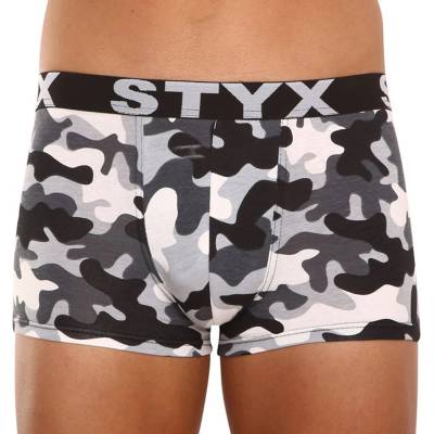 Styx Мъжки боксерки Styx art спортна гума над размер камуфлаж Styx | Mnogotsveten | МЪЖЕ | 4XL
