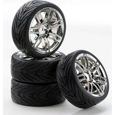 Carson Kolesá SC-Wheel 4S Style chrom 4 ks 1/10