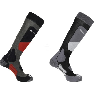 Salomon S/Access podkolienky 2 páry black/beluga