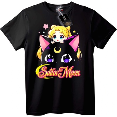 NOONEBRAND Тениска Sailor Moon & Luna - XL, White