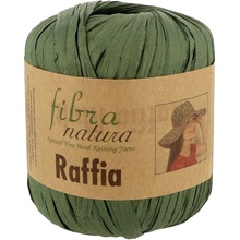 Fibra Natura Raffia 116-5 army zelená