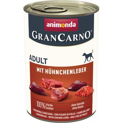 Animonda Gran Carno cDrůbeží srdce 12 x 400 g