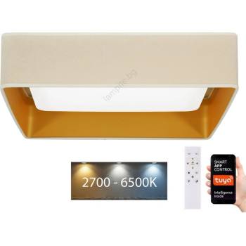 Brilagi Brilagi-LED Димируема лампа VELVET SQUARE LED/36W/230V Wi-Fi Tuya + д. у. кремав (BG0652)