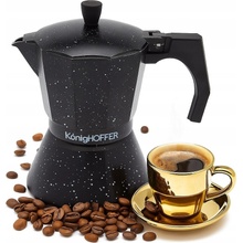 Moka konvička BLACK GRANITE MARBLE KONIGHOFFER 300 ML