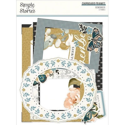 Chipboardové rámečky Simple Stories - Remember