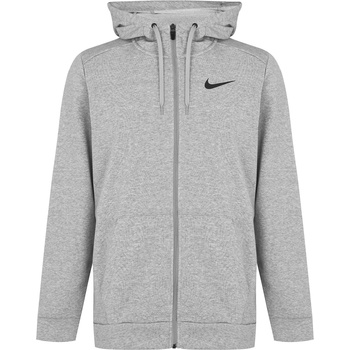 Nike Суичър Nike Dri-FIT Men's Full-Zip Training Hoodie - Grey