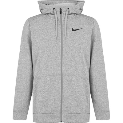 Nike Суичър Nike Dri-FIT Men's Full-Zip Training Hoodie - Grey