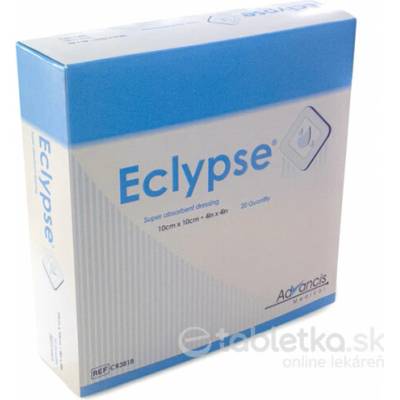 Eclypse krytie superabsorpčné 10 cm x10 cm 20 ks