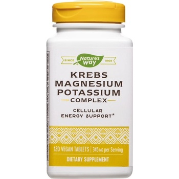 Nature's Way Krebs Magnesium Potassium, 120 таблетки, Nature’s Way
