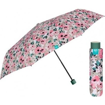 Perletti 26304 Peonie deštník dámský skládací růžový