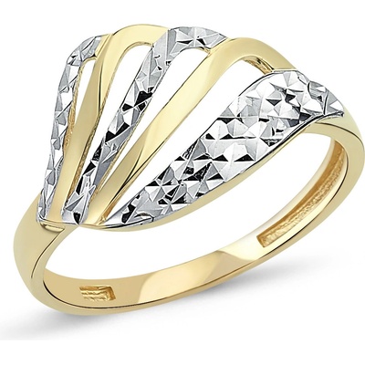 Lillian Vassago Celozlatý prsten s gravírem LLV46 GR016