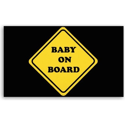 Fotoobraz 120x70 cm velký Baby on board