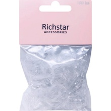 Richstar Accessories Gumičky do vlasů průhledné 100 kusů