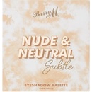 Barry M Paletka očných tieňov Nude & Neutral Subtle Eyeshadow Palette 18 g