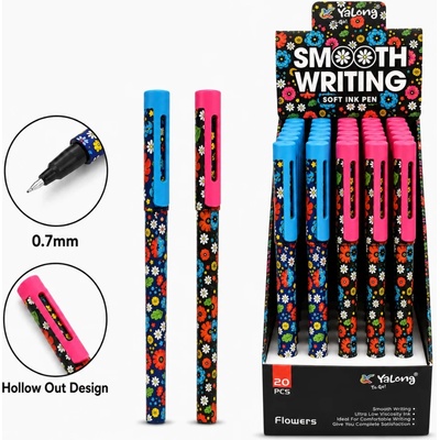 Химикал YaLong Flowers Soft Ink Pen 0.7 мм