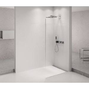 POLYSAN Architex - Душ стена Walk-In, 126x210 см, хром/прозрачно стъкло AXC130CL (AXC130CL)