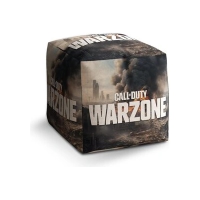 Sablio Taburet Cube Call of Duty Warzone - město: 40x40x40 cm