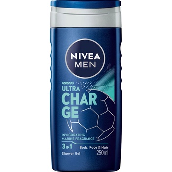 Nivea Men sprchový gél Ultra Charge 250 ml