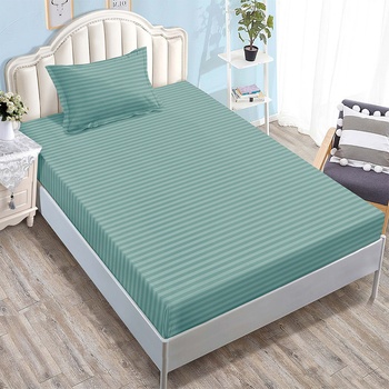 EmonaMall Долен чаршаф с ластик и калъфка (за матрак от 80x200 до 90x200) EmonaMall, 2 части - Модел S17777 (S17777-4444g4)