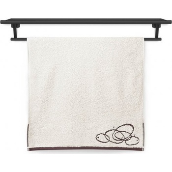 Veba uterák a osuška Nora elipsy 450g/m2 Osuška Nora Elipsy 70x140 cm smetanová