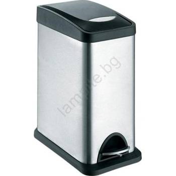 UTC Кош за отпадъци 8 л, черен/неръждаем steel (UT0068)