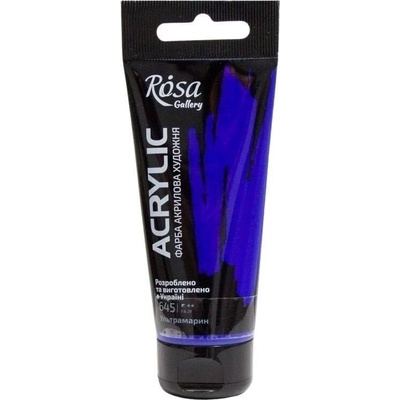 Rosa Gallery АКРИЛНА боя Ultramarine (645) 60 ml 1 бр (3241645)