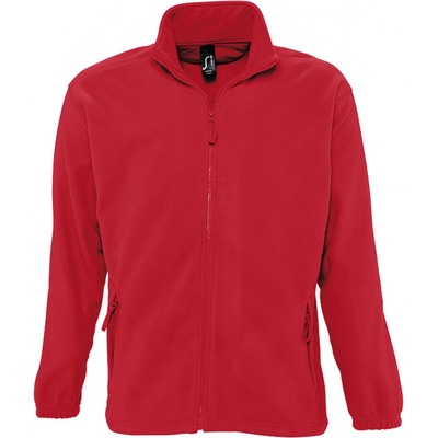 Sol's NORTH pánska fleecová mikina SL55000 Red
