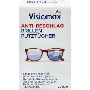 Visiomax Кърпички за очила против замъгляване, 30 бр (1582637)