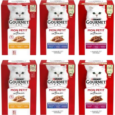 Gourmet Mon Petit bez cukru mix chutí 6x50 g