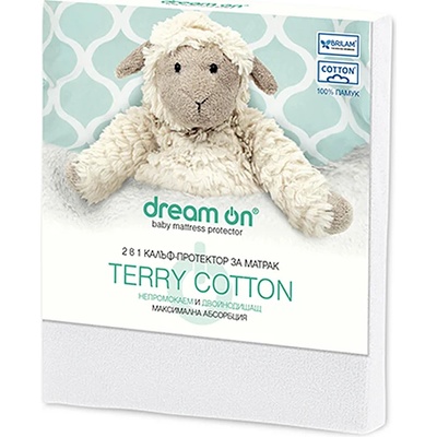 Dream On Протектор за матрак Dream On - Terry Cotton, 60 x 120 cm (5000033)