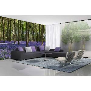 DIMEX ART Самозалепваща се флизелинова фототапета горски камбанки 375 x 250 см