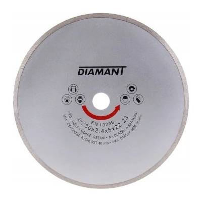 Diamantový plný diamantový kotouč Ø 230 x 22,2 mm, DIAMENT