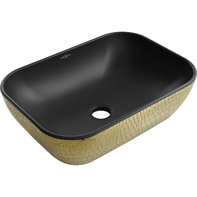 Mexen Rita 45x32 cm matt black/gold (21084578)