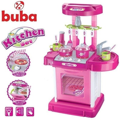 Buba Детска кухня комплект розова 008-58/fs812 (new020636)