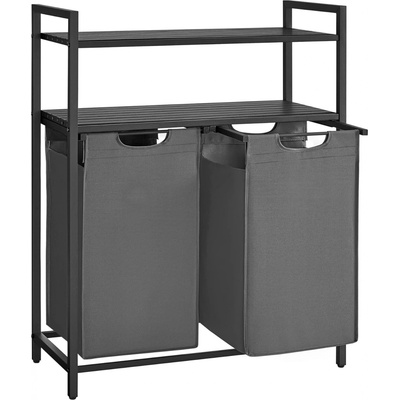 Songmics Vasagle Ovules Lonels 2 x 46 l černý/šedý