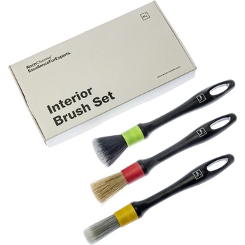 Koch-Chemie Interior brush set - Детайлинг комплект 3 бр. четки за почистване на интериора (4293)